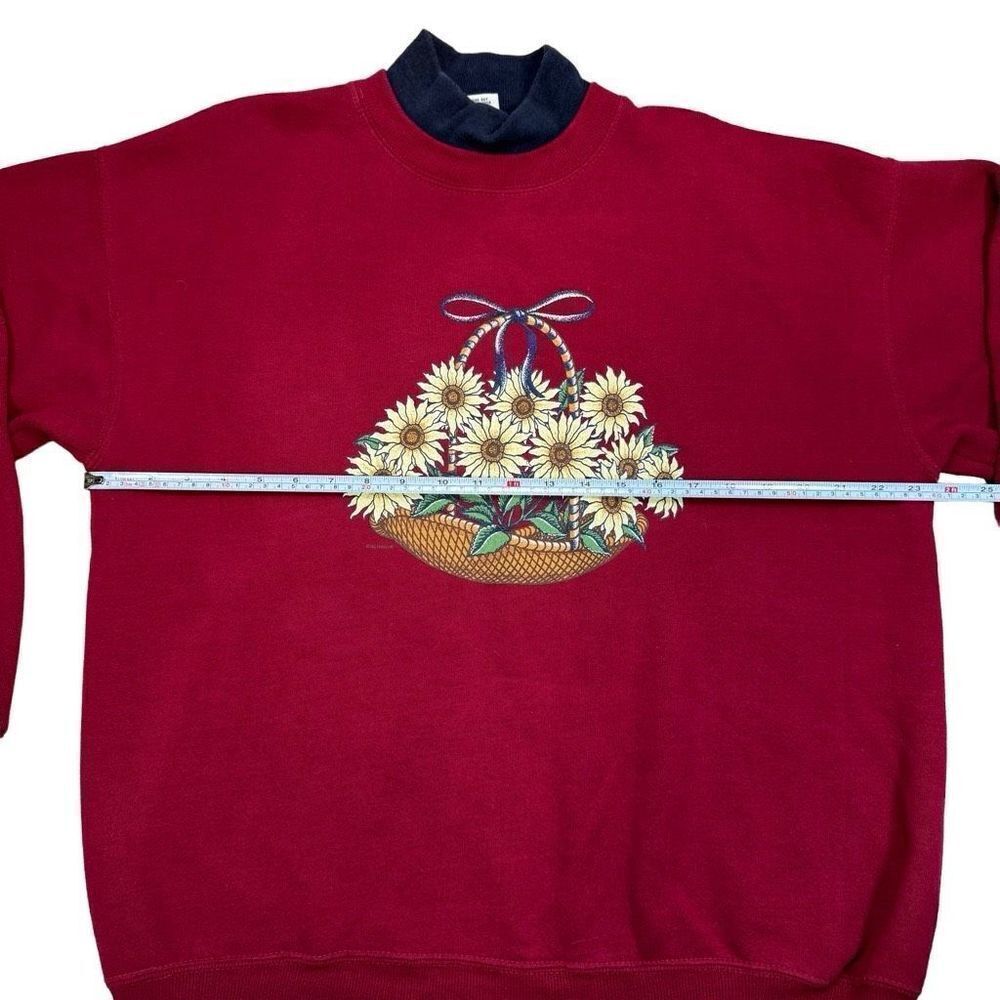 Nutmeg Vintage Daisy Sweatshirt Unisex Size Large USA Made - Picture 6 of 10